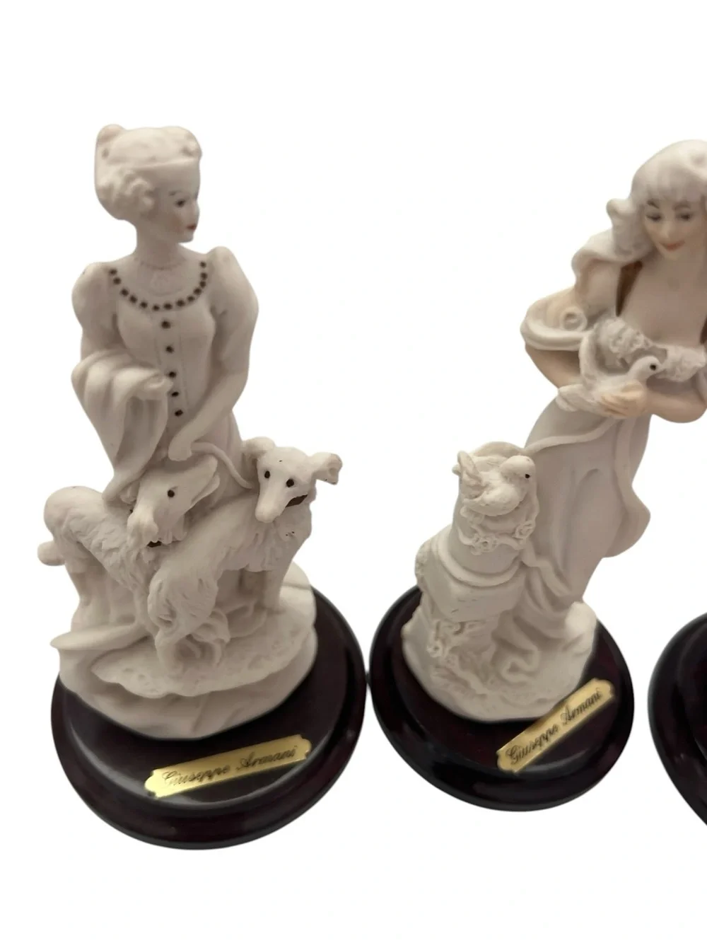 Vintage Giuseppe Armani Florence Italy Figurine Statue Lot of 3